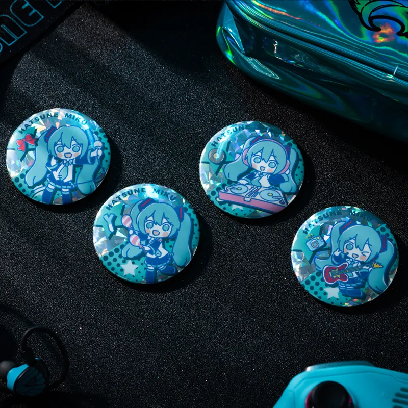 MOEYU Hatsune Miku Starry Live Collection Shattered Craft Tinplate Miku Valley Badge-7