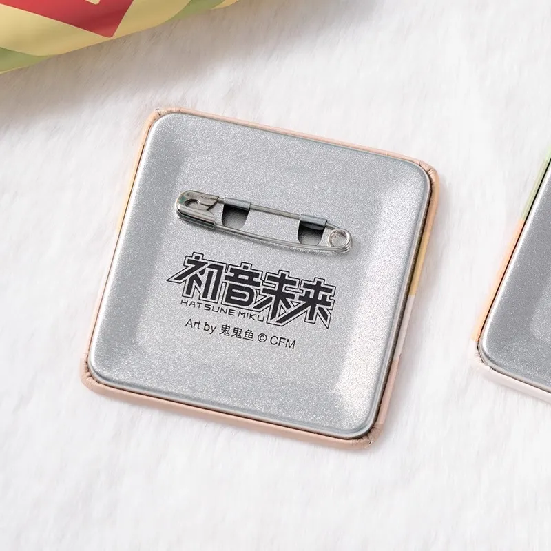 MOEYU Hatsune Miku Tinplate Badge Anime Merchandise Badges-2