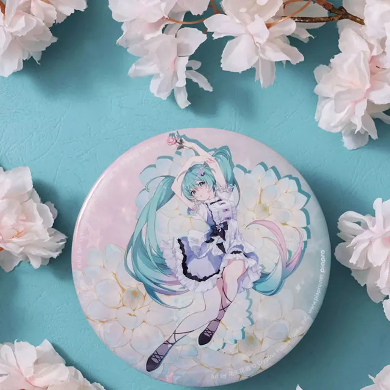 MOEYU Hatsune Miku Esports Heart/Dimensional Discovery/Floral Language Large Emblem Anime Merchandise Badge-12