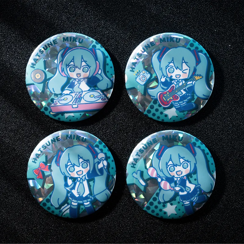 MOEYU Hatsune Miku Starry Live Collection Shattered Craft Tinplate Miku Valley Badge-1