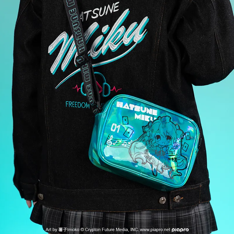 MOEYU Hatsune Miku PU Shoulder Bag Regular Unisex Green-3