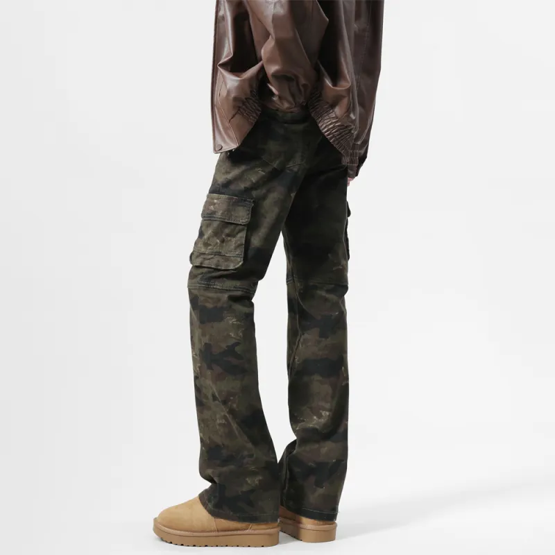 NOME Casual Pants Unisex Camouflage-5