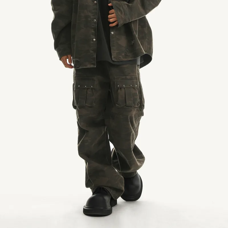 JHYQ Casual Pants Unisex Dark Gray-2