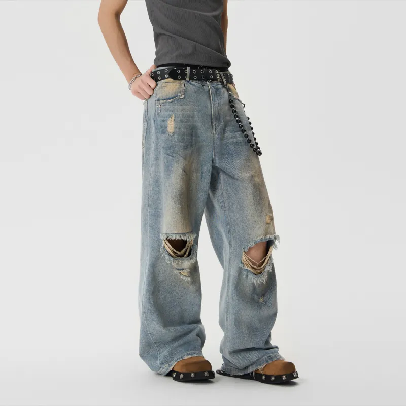 JHYQ Jeans Unisex Blue-6