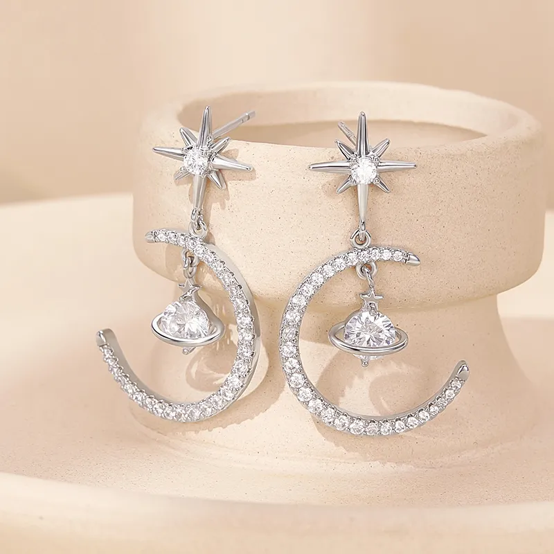 JAY S925 Silver Stud Earrings Women's-1