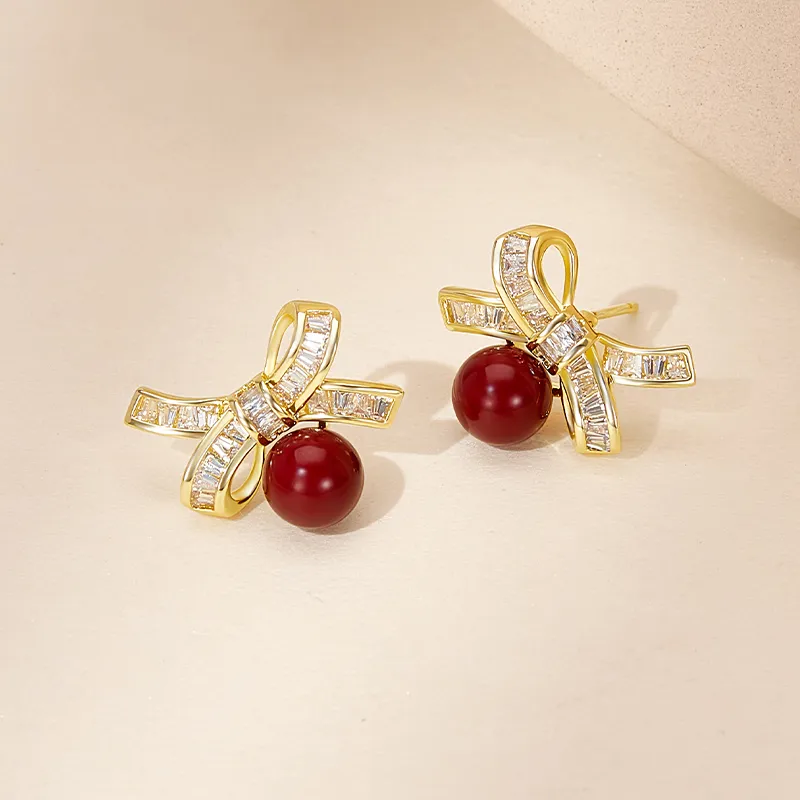 JAY Faux Pearl Stud Earrings Women's-4