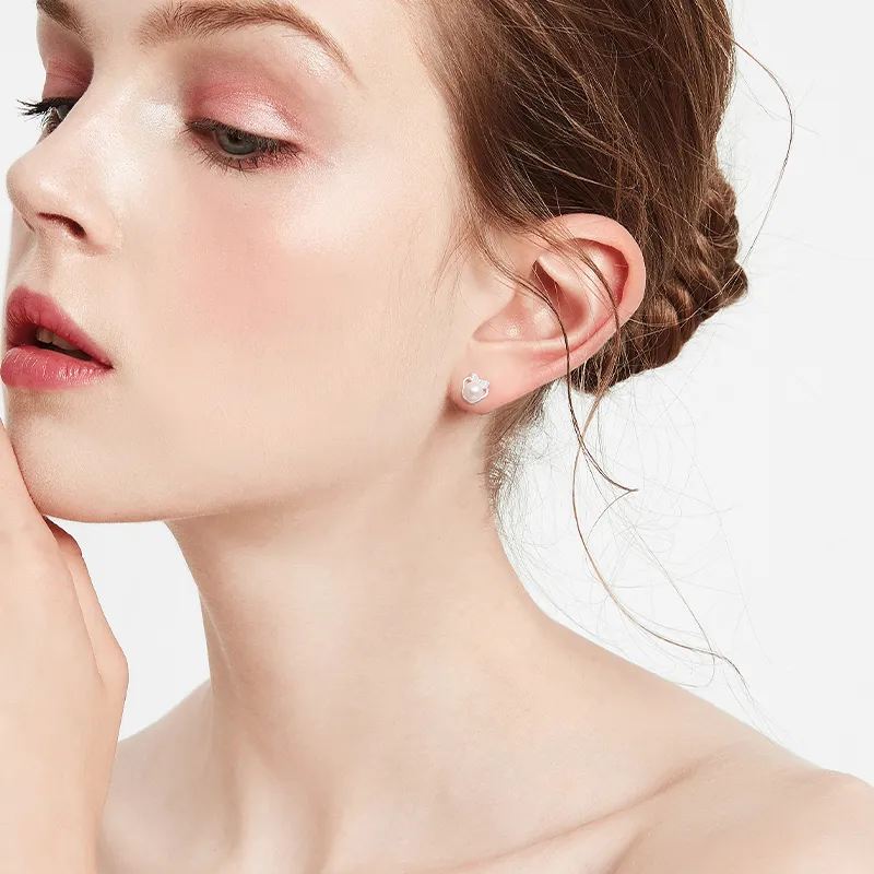 JAY Pearl Stud Earrings Women's-1