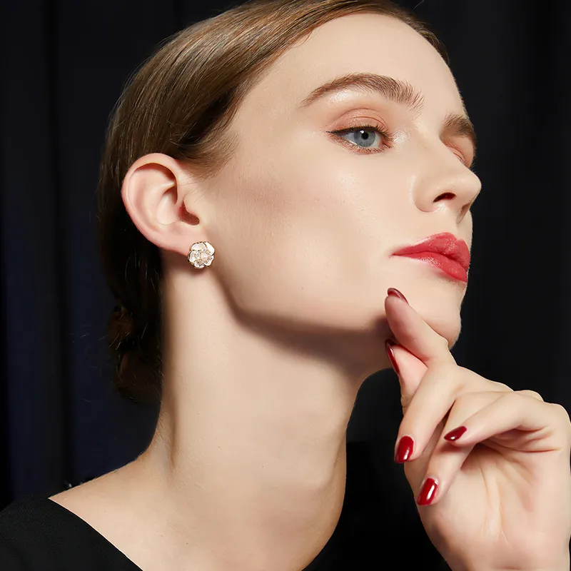 JAY Faux Pearl Stud Earrings Women's-6