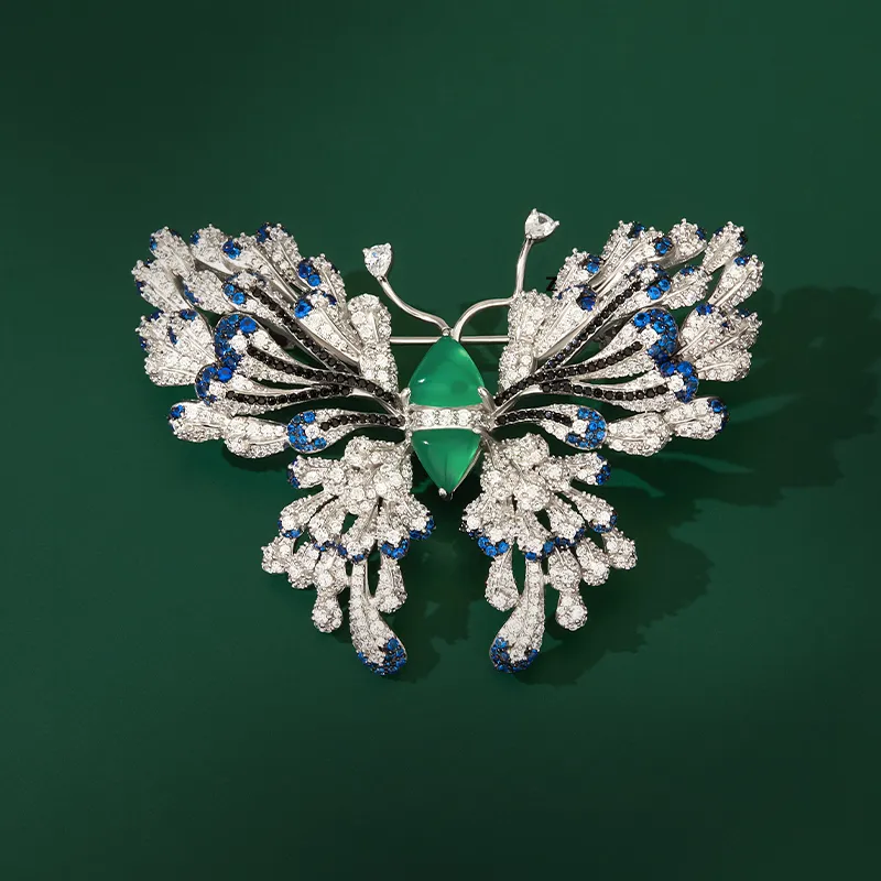JAY S925 Silver Brooches Women's-1