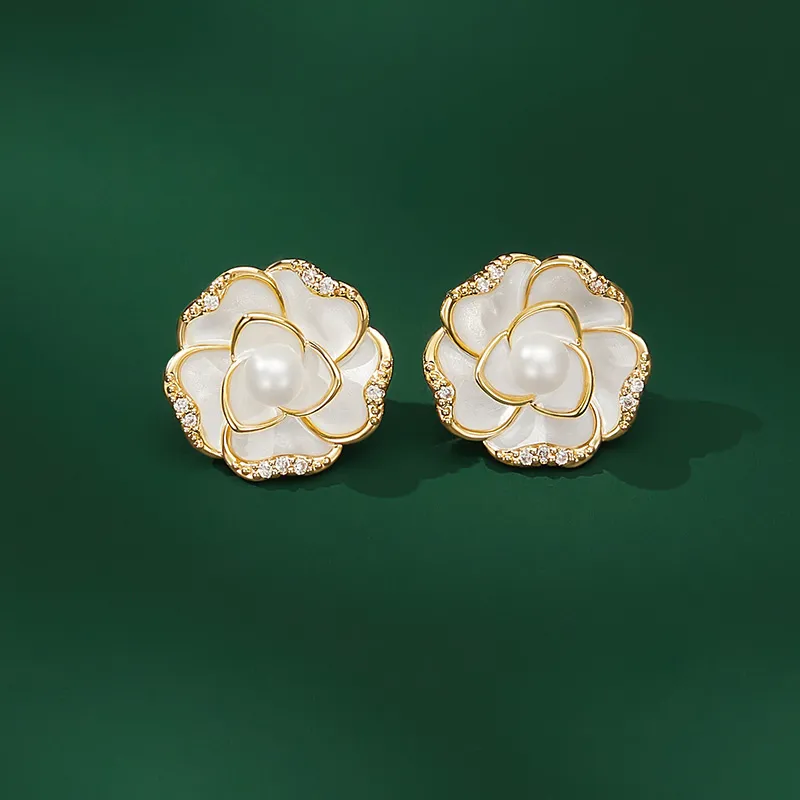 JAY S925 Silver Stud Stud Earrings Women's-1