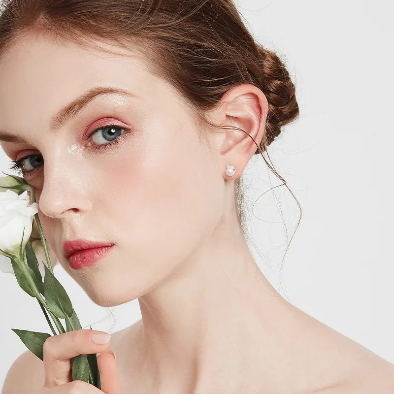 JAY Pearl Stud Earrings Women's-5