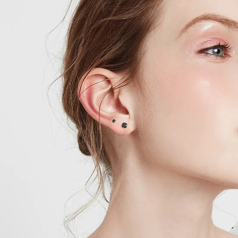 JAY 999 Fine Silver Stud Earrings Unisex-8