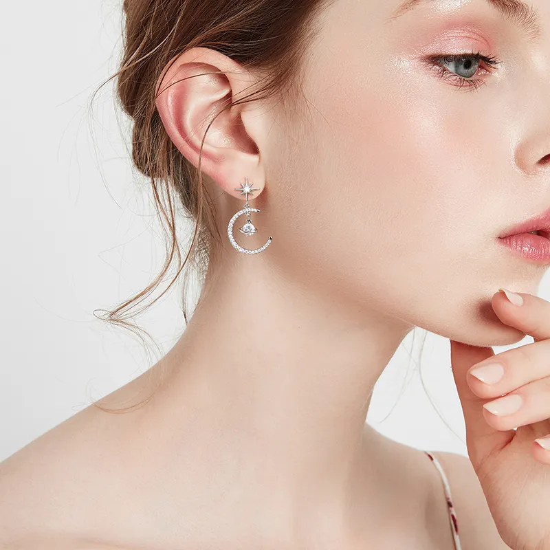 JAY S925 Silver Stud Earrings Women's-4
