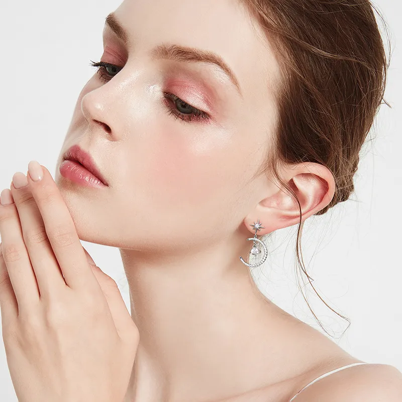 JAY S925 Silver Stud Earrings Women's-2