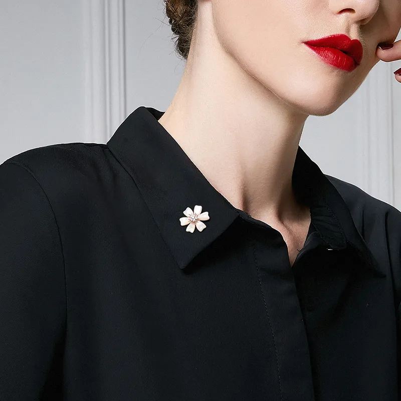 JAY Brooches Women's White-1