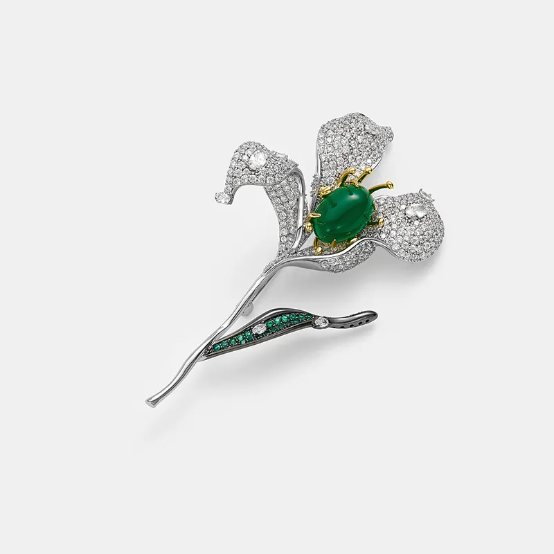 JAY Imitation Agate Brooches Women's-3