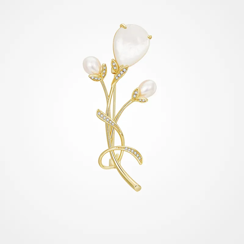 JAY Faux Pearl Brooches Women's-3