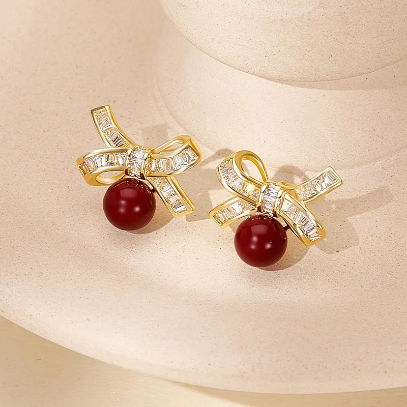 JAY Faux Pearl Stud Earrings Women's-2