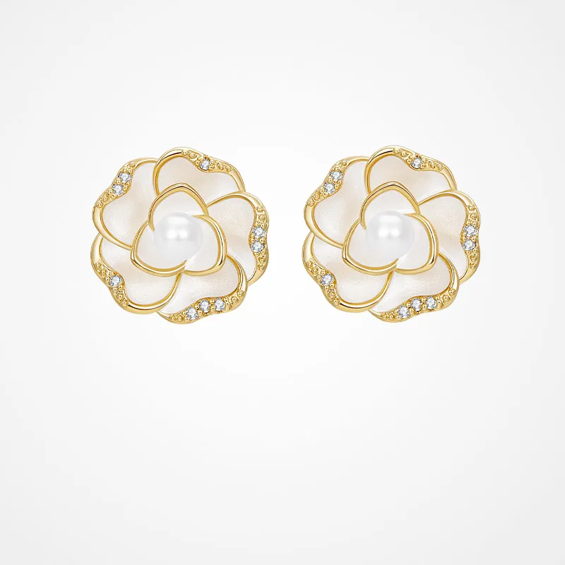 JAY S925 Silver Stud Stud Earrings Women's-4