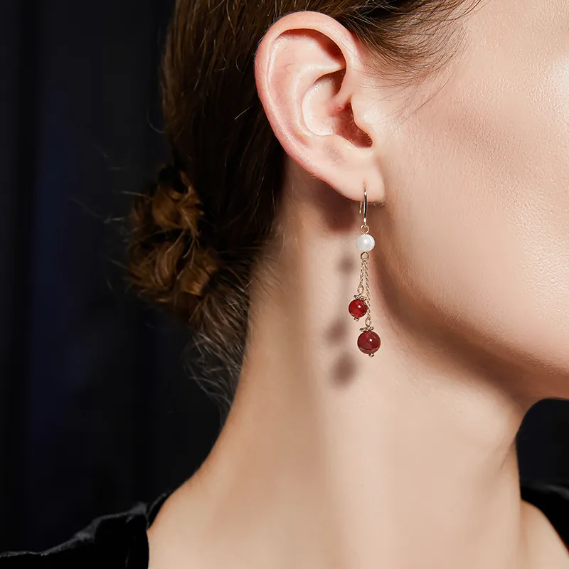 JAY Agate Jade Earrings Women's-1