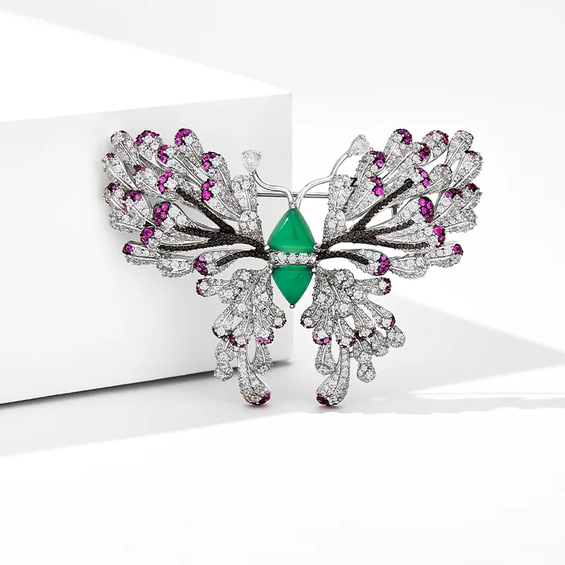JAY S925 Silver Brooches Women's-2