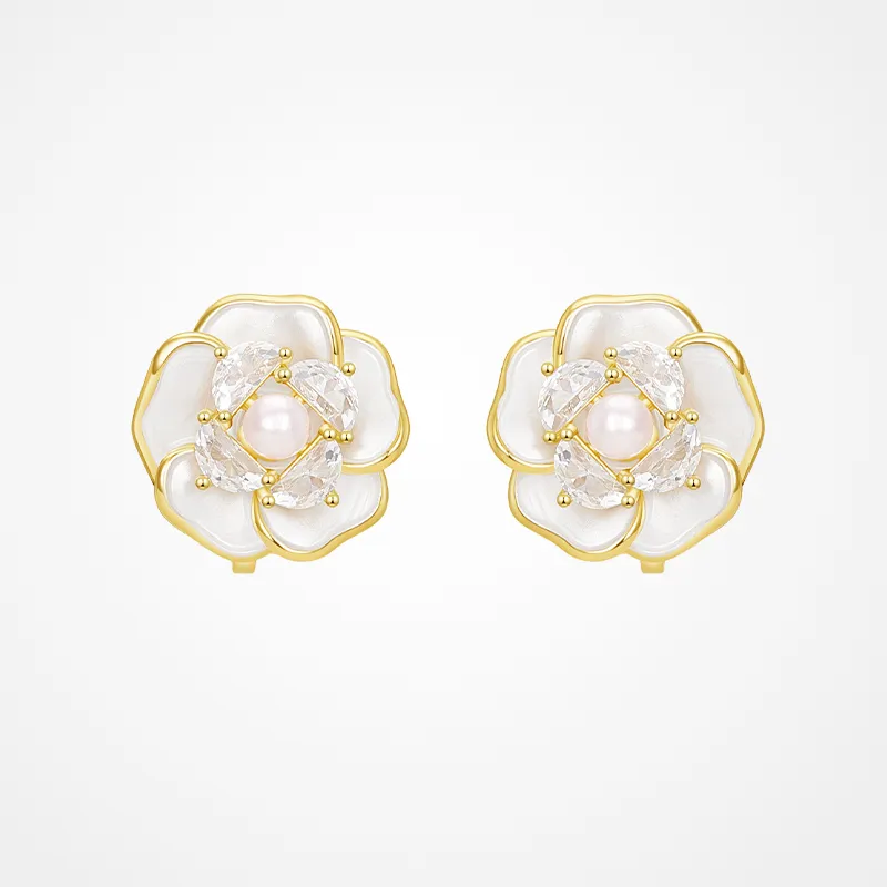 JAY Faux Pearl Stud Earrings Women's-5