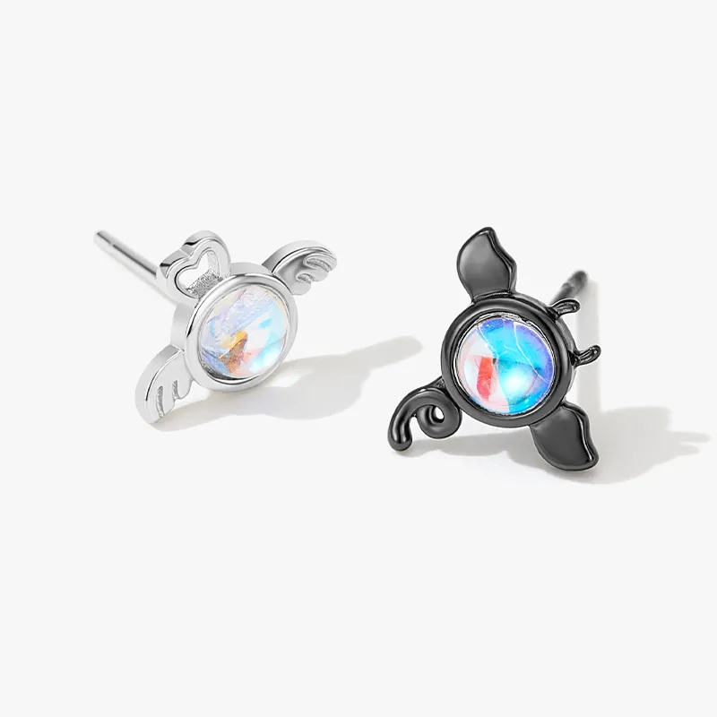 JAY 925 Sterling Silver Stud Earrings Unisex-1