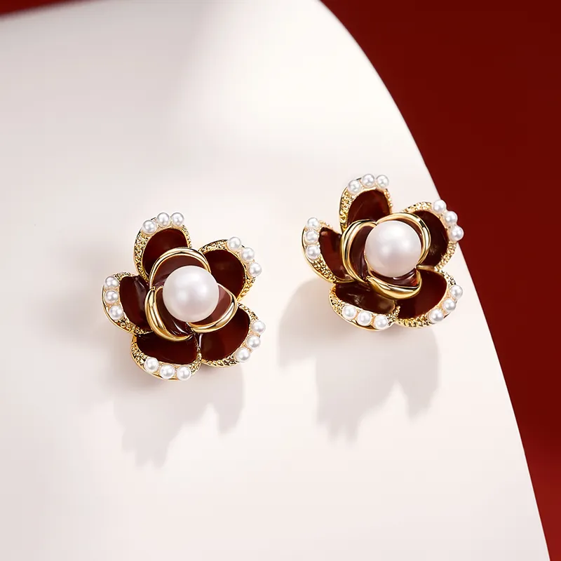 JAY S925 Silver Stud Stud Earrings Women's-1