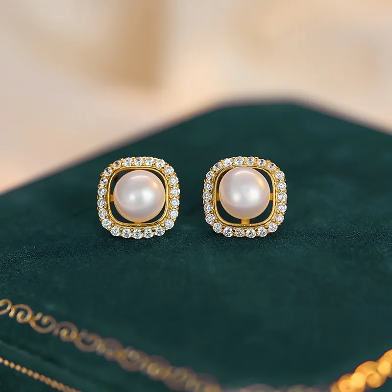 JAY 925 Sterling Silver Stud Earrings Women's-3