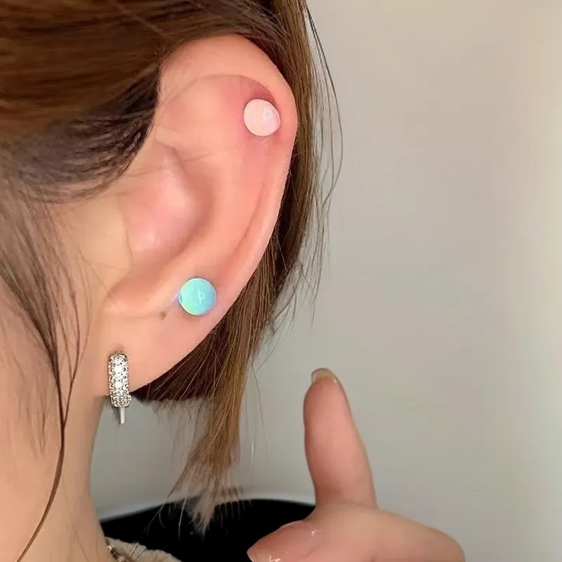 JAY Resin Stud Earrings Women's-3