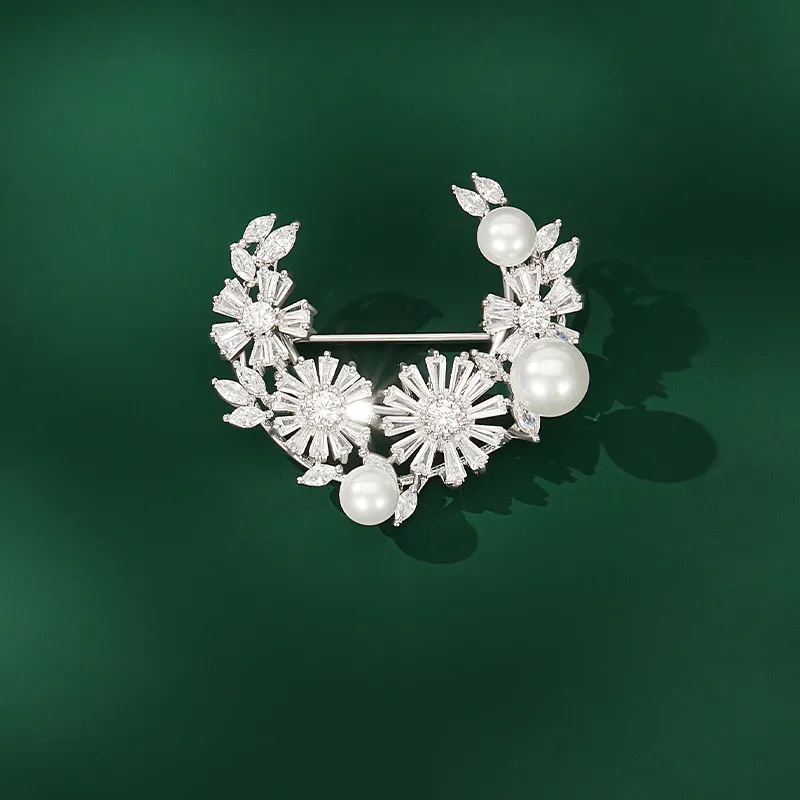 JAY Faux Pearl Brooches Women's-1
