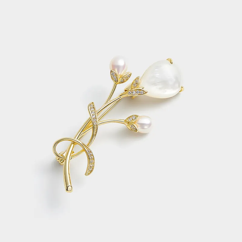 JAY Faux Pearl Brooches Women's-5