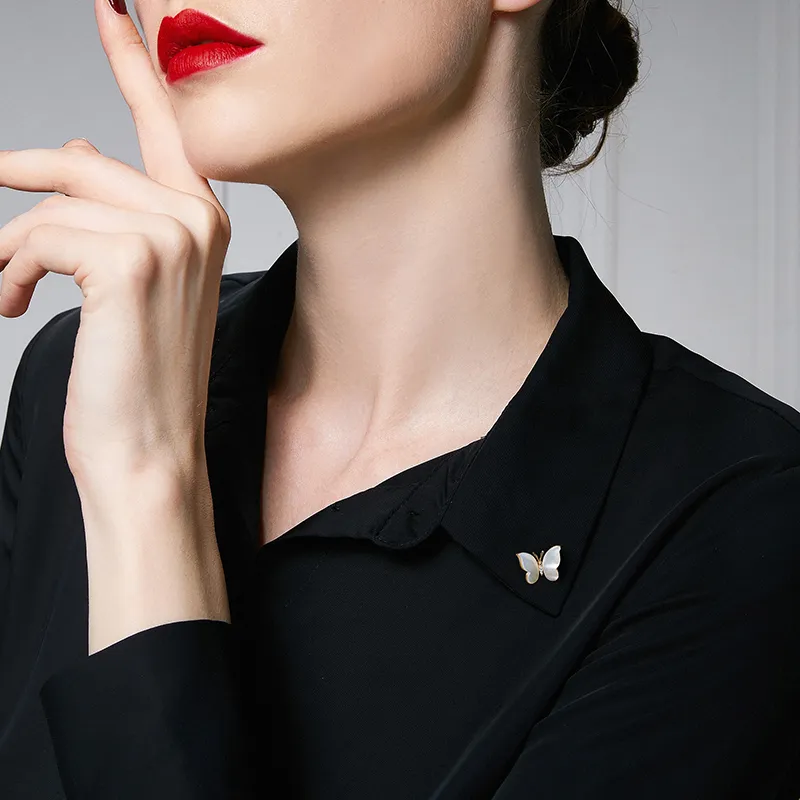 JAY Brooches Women's Pearl White-1