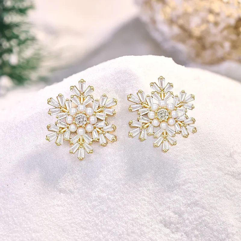 JAY 925 Silver Needles Stud Earrings Women's-3