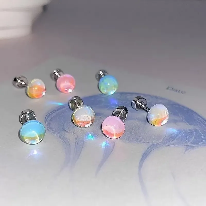 JAY Resin Stud Earrings Women's-1