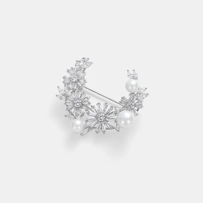 JAY Faux Pearl Brooches Women's-3
