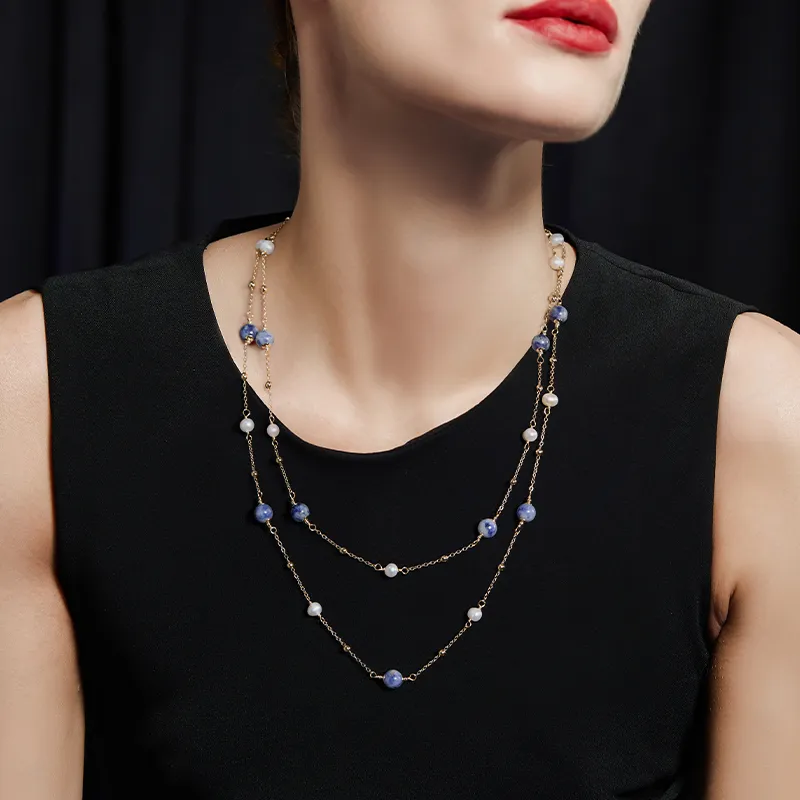 JAY Faux Crystal Necklaces Women's-4