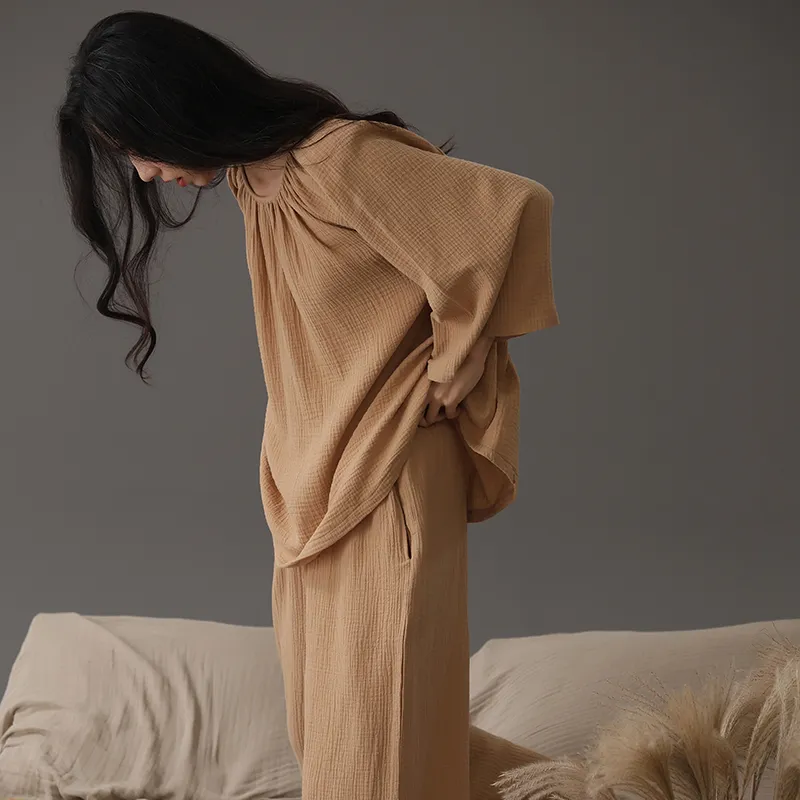 Tianmicat Pajama Set Women's Desert Brown-1