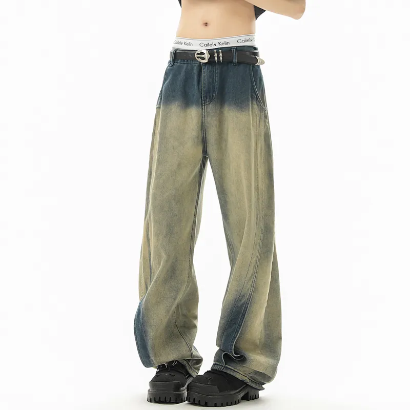 POINTLIMIT Jeans Unisex Yellow Mud-5