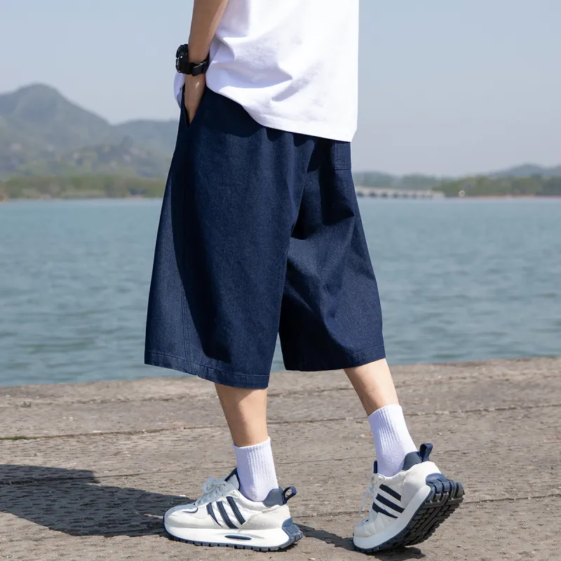 POINTLIMIT Denim Shorts Unisex-12
