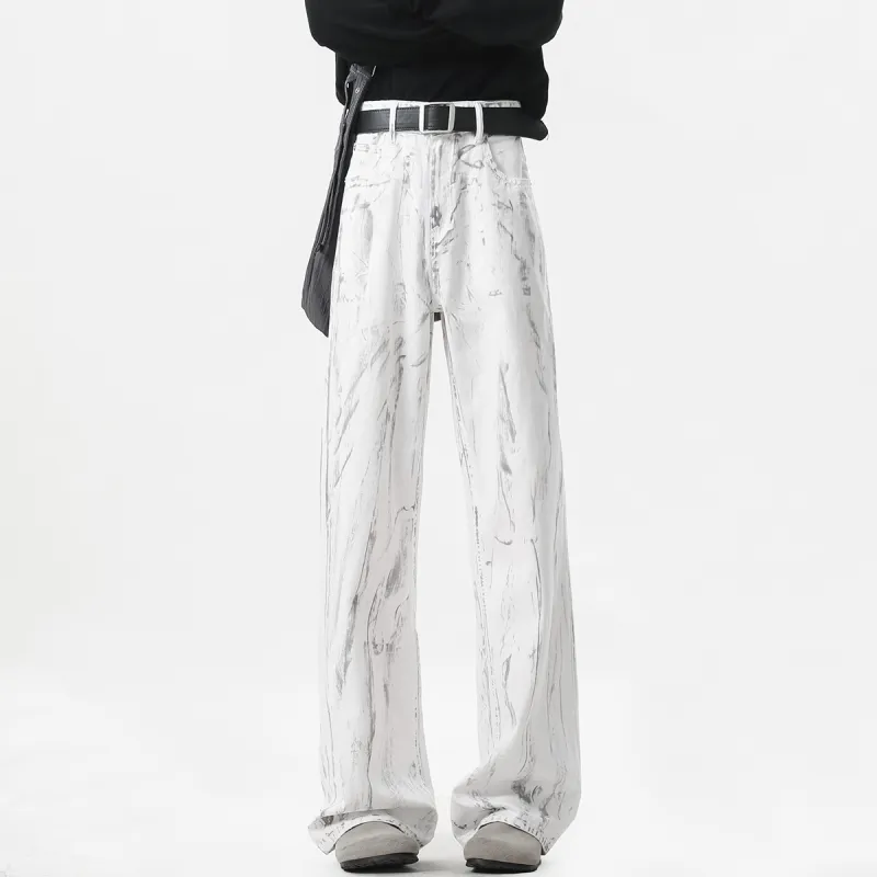 POINTLIMIT Jeans Unisex White-2