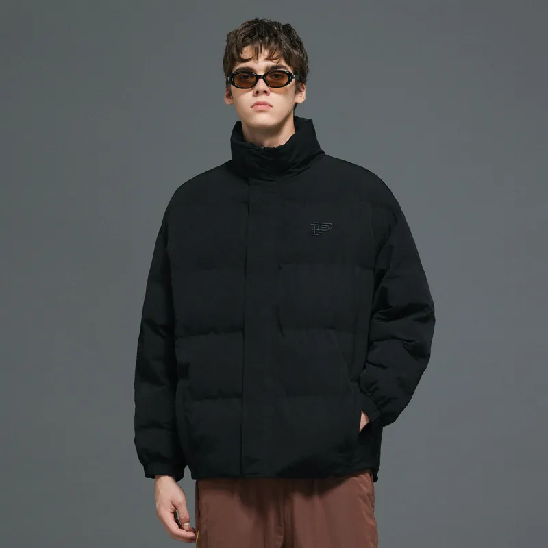 POINTLIMIT Puffer Jacket Unisex Black/Beige-4