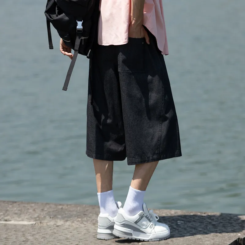 POINTLIMIT Denim Shorts Unisex-6