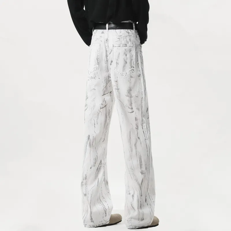 POINTLIMIT Jeans Unisex White-4