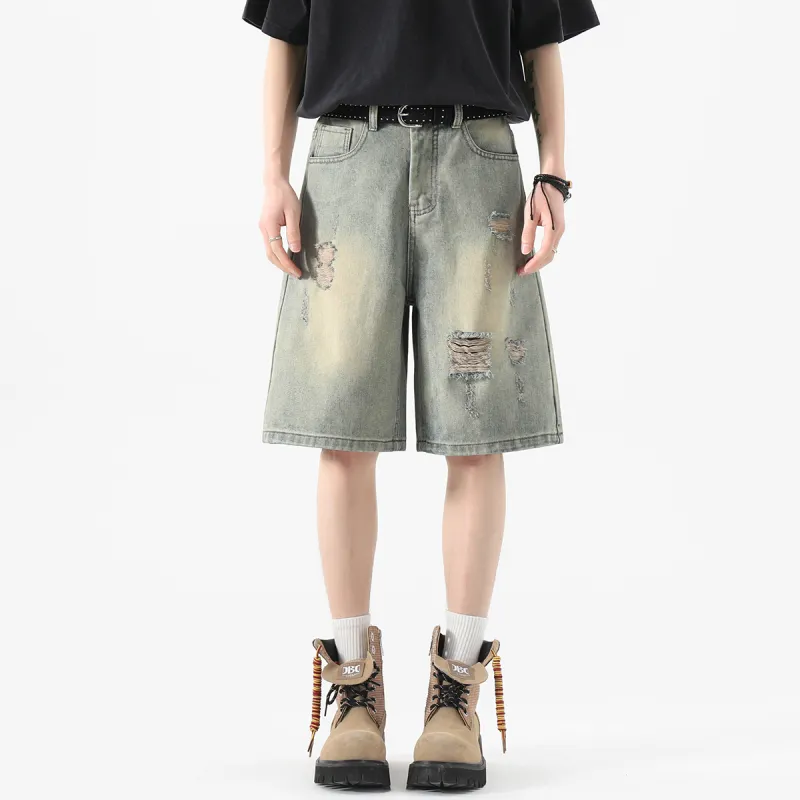 POINTLIMIT Denim Shorts Unisex-3
