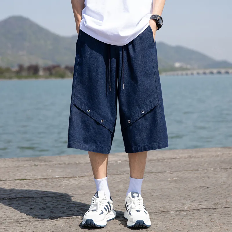 POINTLIMIT Denim Shorts Unisex-11
