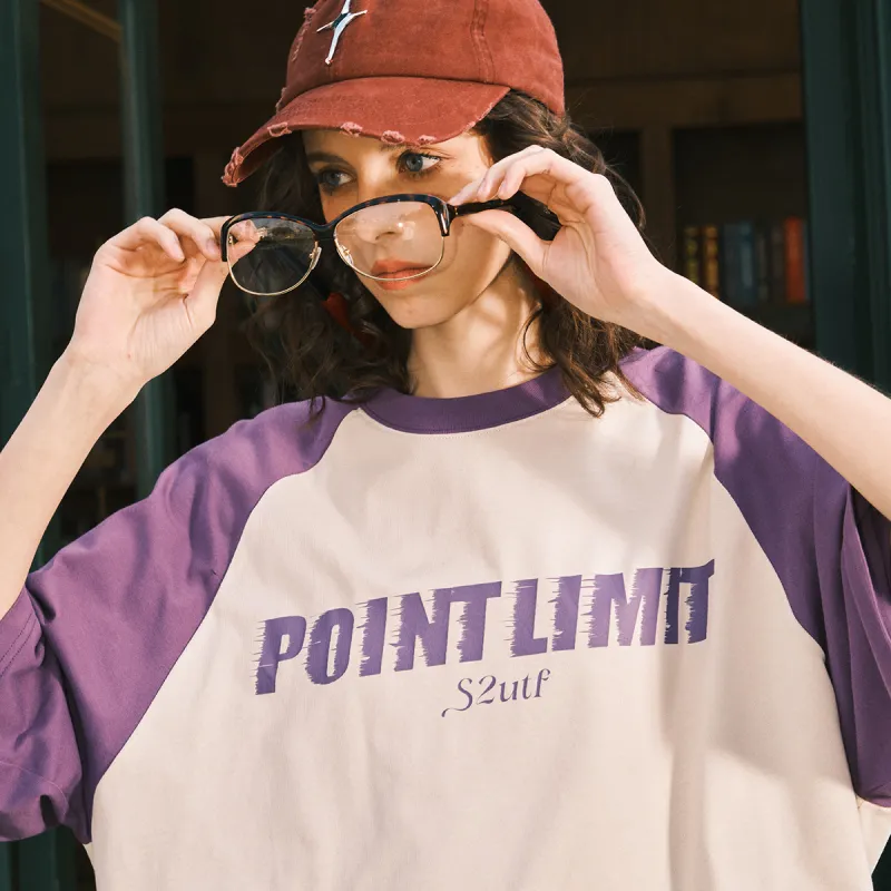 POINTLIMIT SS24 Raglan Sleeve T Shirt Unisex-16