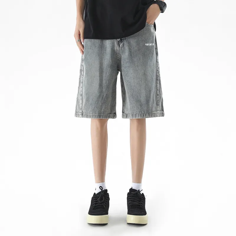 POINTLIMIT Denim Shorts Unisex-2