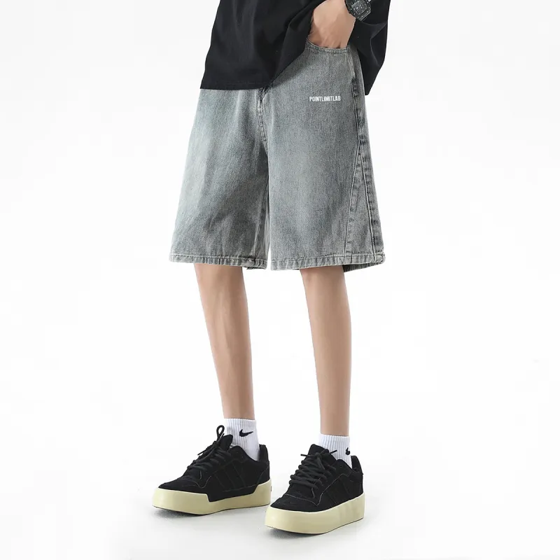 POINTLIMIT Denim Shorts Unisex-3