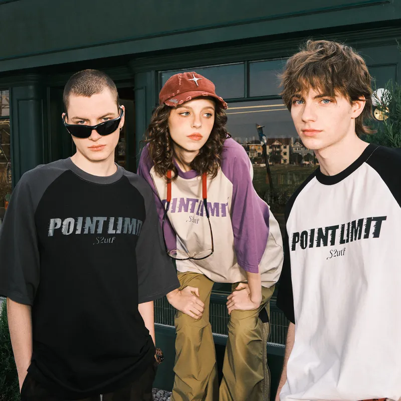 POINTLIMIT SS24 Raglan Sleeve T Shirt Unisex-18